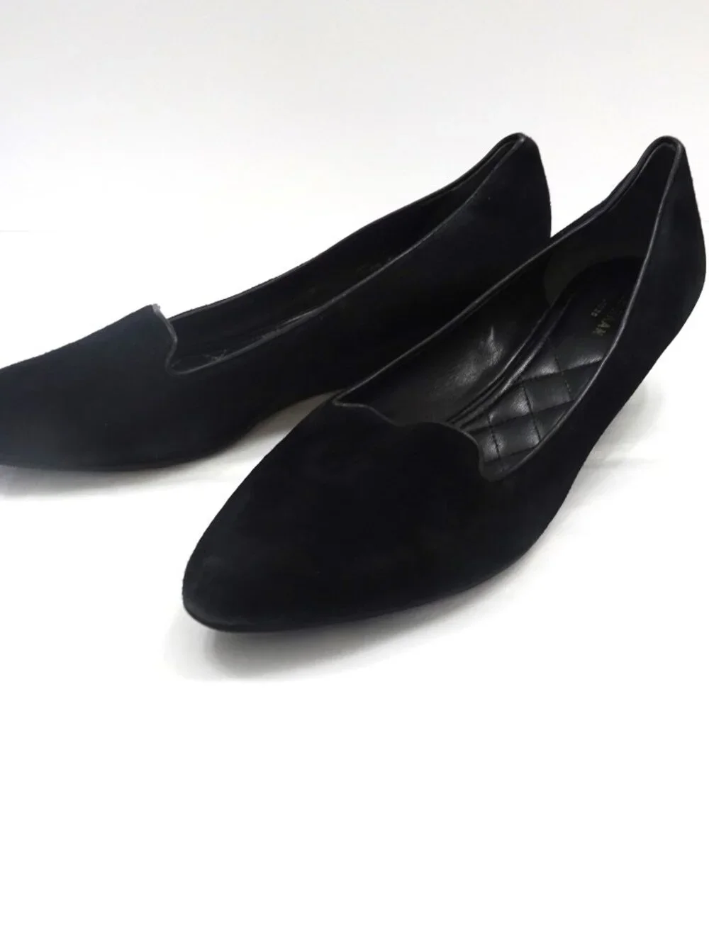 Cole Haan Black Suede Wedge Pumps - Size 9